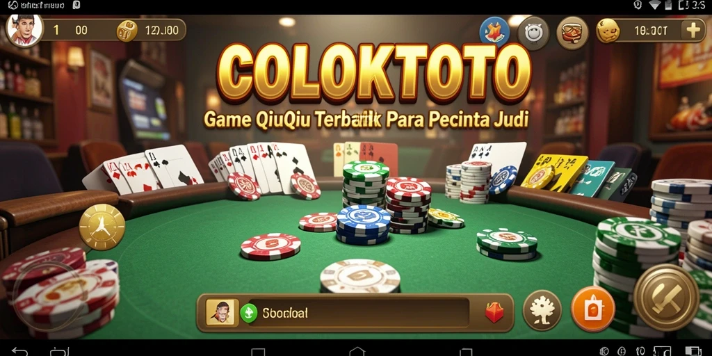 Screenshot gameplay seru dalam COLOKTOTO dengan fitur QiuQiu yang menarik.