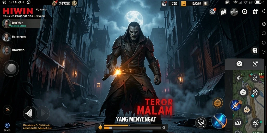 Tampilan gameplay menyeramkan HIWIN yang menakutkan.