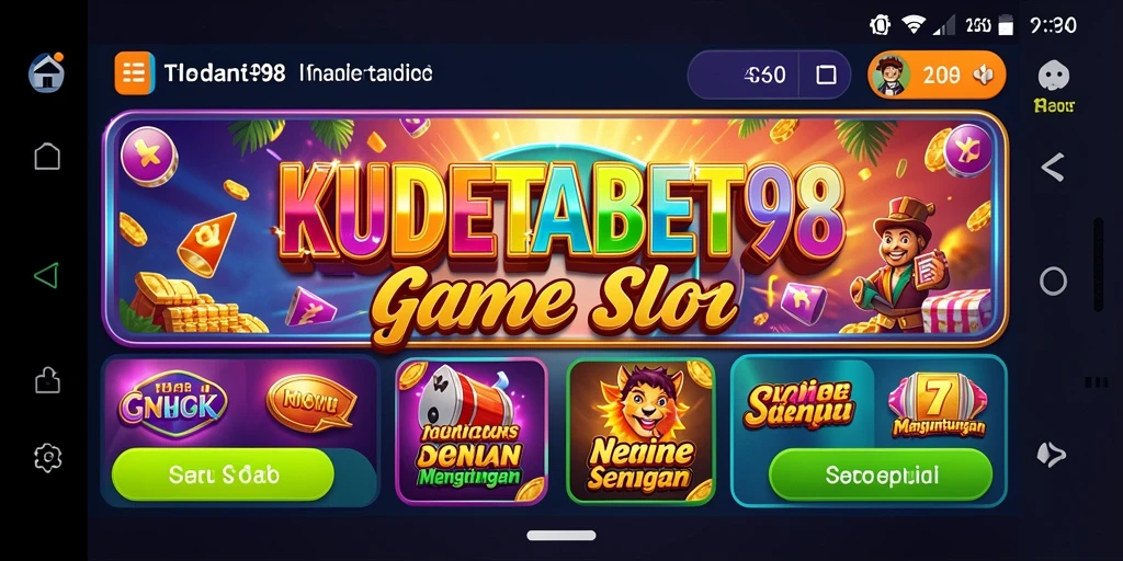 Tampilan permainan slot yang menarik di KUDETABET98.