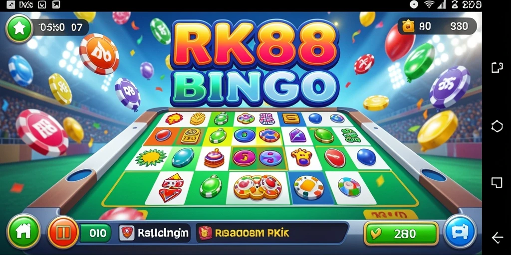 Screenshot gameplay Bingo yang menggambarkan keseruan bermain RK88.