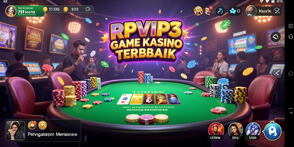 Screenshot utama RPVIP3 menampilkan gameplay Kasino yang menarik.