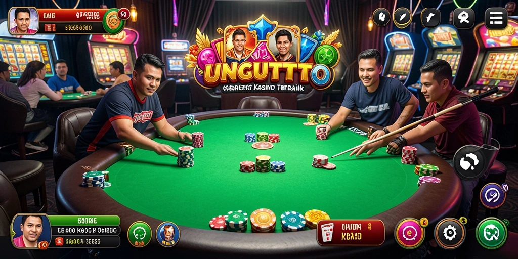 Tangkapan layar UNGUTOTO menunjukkan gameplay Kasino yang seru dan menarik.